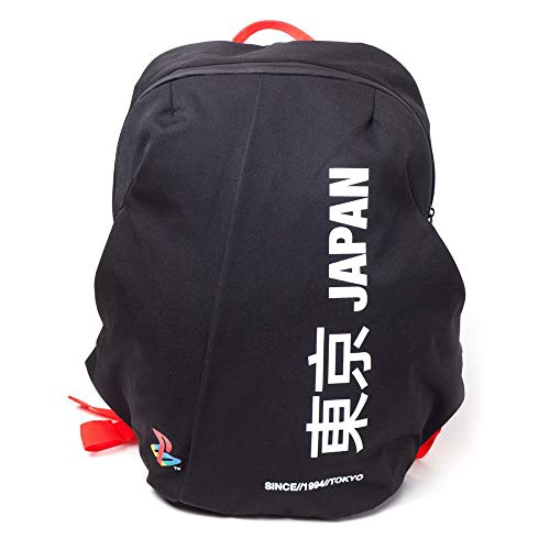 Playstation Japan Since 1994 Tokyo Seamless Functional Backpack Mochila Tipo Casual 41 Centimeters 20 Negro (Black)