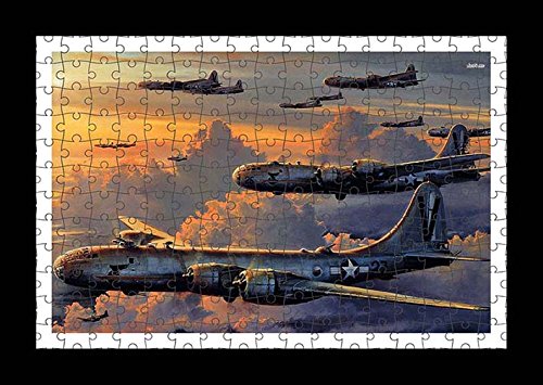 Puzzle Style (preensamblado) Impresión de la pared de Boeing B 29 Superfortress by Lisa Loft
