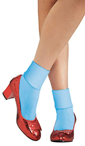 Rubies - Zapatos de Lentejuelas para Adulto, diseño Oficial de Dorothy de El Mago de Oz, Rojo, tamaño Mediano