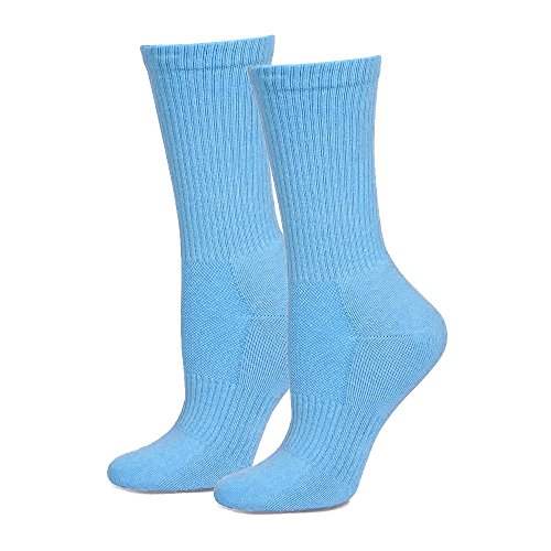 Safersox - Calcetines deportivos - Para llevar durante días sin lavar, disponible en muchos colores. azul claro 39-42
