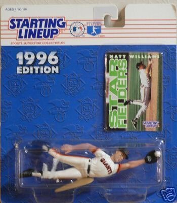 San Francisco Giants' Matt Williams Action Figure - Starting Lineup 1996 Edition Major League Baseball Star Fielders Series by Starting Line Up