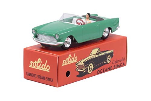 Solido Simca Oceane 421436680 - Coche descapotable 1959, Serie 100, Escala 1:43, Color Verde