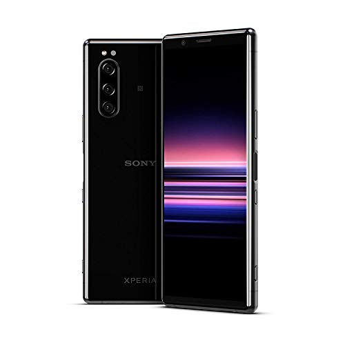 Sony Xperia 5 - Smartphone de 6.1" (21:9 CinemaWide, Pantalla OLED Full HD, Cámara Triple Objetivo y Eye AF, 6GB+128GB), Bluetooth, Android, Negro