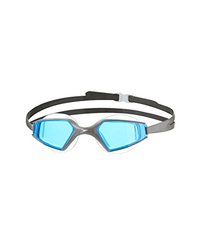 Speedo Aquapulse MAX 2 Gafas de Natación, Unisex Adulto, Cromo/Azul, Talla Única