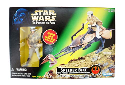 Star Wars - The Power of the Force 69727 – Speeder Bike with Princess Leia Organa in Endor Gear