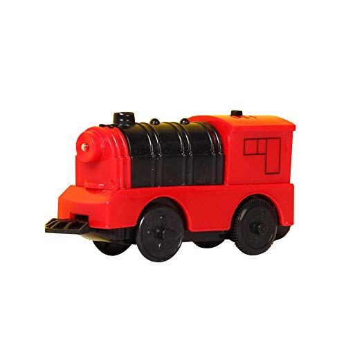 Tren eléctrico para niños, tren de mercancías con conexión magnética Locomotora, tren eléctrico con batería, juguete para tren eléctrico, modelo con mando manual