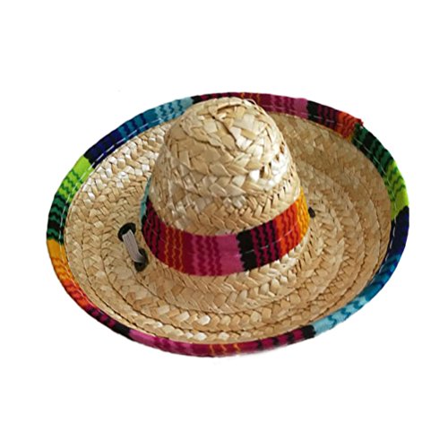 UEETEK Sombrero de Sombrero de Perro Disfraz de Perro Divertido Ropa de Chihuahua Decoraciones de Fiestas Mexicanas