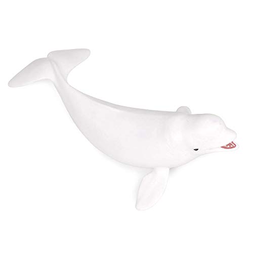 wivarra Sea Life Animals Beluga Model PVC Figurines SimulacióN Modelos Juguetes