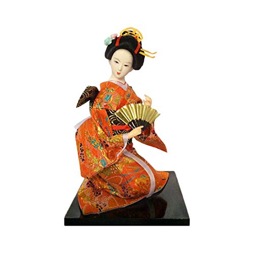 12" Geisha Japonesa Oriental muñeca, Kimono del Geisha de Maiko de la muñeca de la marioneta, Asia Geisha de Colección Decoración Figura o Regalo,#020