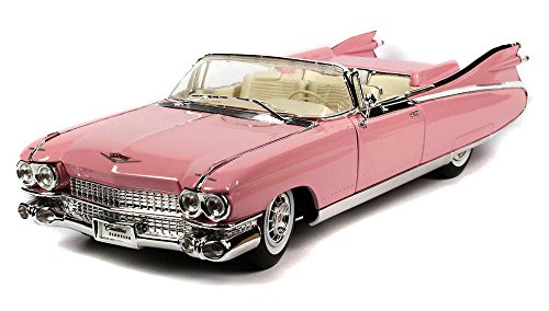 1959 Cadillac Eldorado Biarritz Convertible, Pink - Maisto Premiere 36813 - 1/18 Scale Diecast Model Toy Car by Maisto