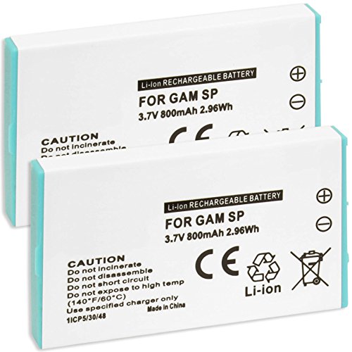 2X Batería para Nintendo Gameboy Advance SP (GBA SP) / reemplaza batería Original Nintendo AGS-001, AGS-003