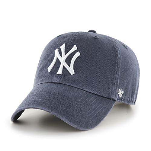 '47 New York Yankees Gorra, (Charcoal & White), (Talla del Fabricante: Talla única) Unisex Adulto