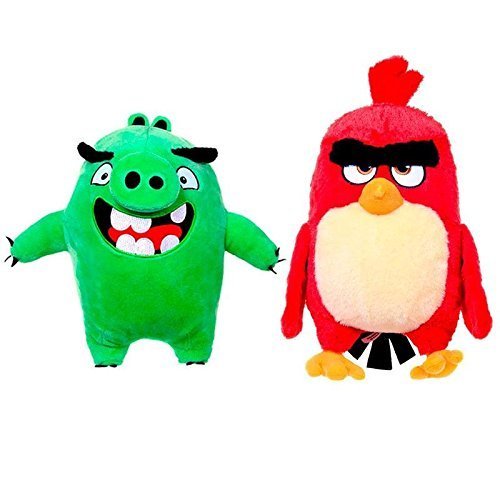 ANGRY BIRDS PELUCHE GIGANTE PACK 2 UNID.