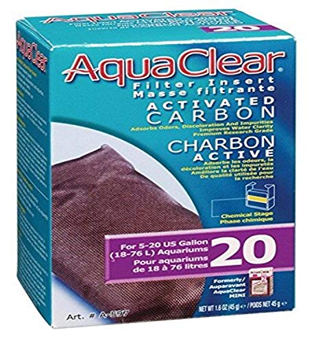 AquaClear Carga Filtrante 20, Carbon