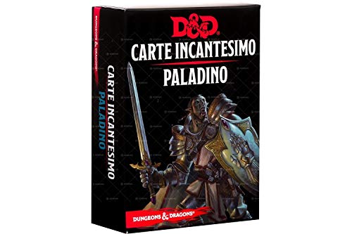 Asmodee- Dungeons & Dragons 5a Edición Cartas Incantesimo Paladino, Color, 4009