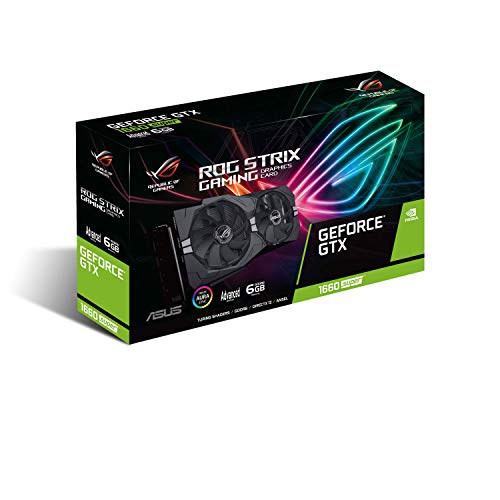ASUS ROG Strix GeForce GTX 1660 Super Advanced Edition - Tarjeta Gráfica (Memoria GDDR6, Ventiladores Axial-Tech, DirectCU II, Auto-Extreme, FanConnect II)