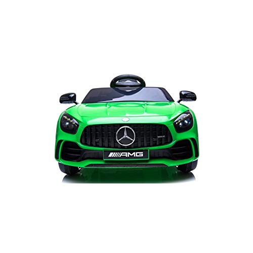 ATAA Mercedes GTR batería 12v - Coche eléctrico para niños con Mando Control Remoto - Verde