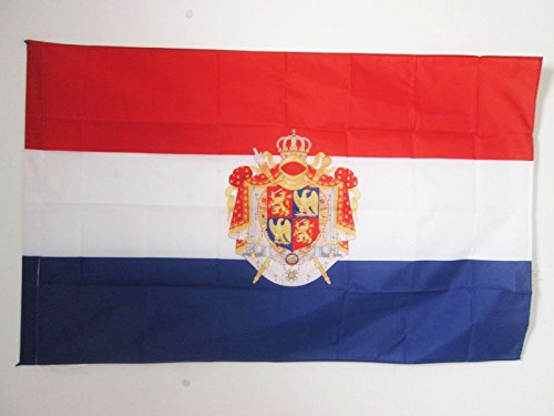 AZ FLAG Bandera del Reino DE Holanda 1806-1810 150x90cm para Palo - Bandera Holandesa DE Bonaparte 90 x 150 cm