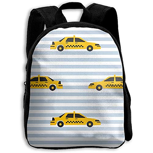 Backpack,Taxi Yellow Cab Mochila De Viaje Turístico De La Ciudad De Nueva York, Mochila para Estudiantes, Mochila Escolar para Escalar, Caminar, Viajar