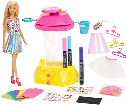 Barbie - Muñeca Crayola, Moda Confeti (Mattel FRP02)