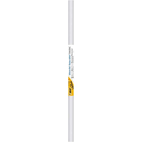 BIC Velleda Rollo Adhesivo Pizarra Blanca (100 x 200 cm), Fácil de Cortar para Ajustarse a Cualquier Espacio Disponible - 1 Unidad