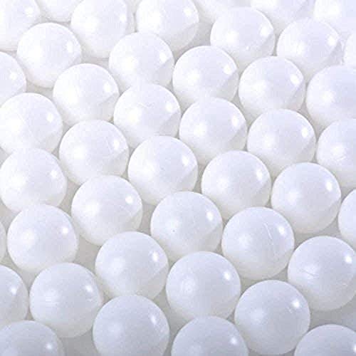 BIGTREE – Lote de 100 bolas de tenis de mesa blancas, bolas de ping, 40 mm, ideal para juegos y decoración, juguetes de tus animales