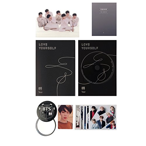 BTS 3rd Album - LOVE YOURSELF 轉 TEAR [ Y ver. ] CD + Photobook + Mini Book + Photocard + Standing Photo + FREE GIFT / K-POP Sealed