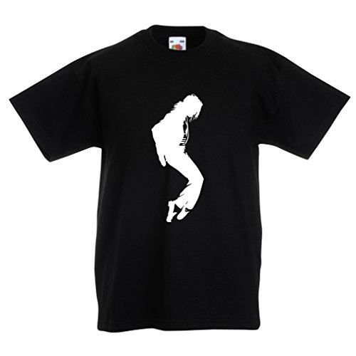 Camisas para niños Me Encanta MJ - Ropa de Club de Fans, Ropa de Concierto (7-8 Years Negro Blanco)