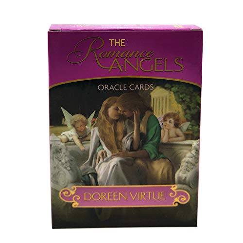 Chou The Romance Angels Tarot Oracle Cards Deck|Las 44 cartas de ángel romance, nueva serie chapada en oro, claridad sobre las relaciones alma gemela, curación del pasado