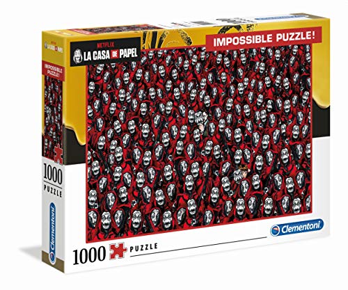 Clementoni- Puzzle 1000 Piezas Impossible La Casa de Papel (39527.9)
