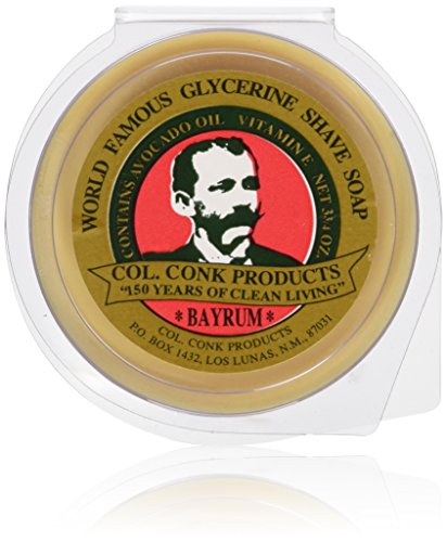 Col. Conk Bay Rum Shaving Soap 3.75 Ounce Large by Colonel Conk