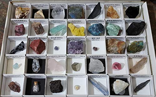 Coleccion de minerales del mundo, 40 unidades