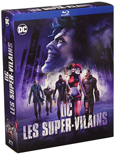 DC Les Super-Vilains - Coffret : Batman : The Killing Joke + Batman : Assaut sur Arkham + Batman et Harley Quinn [Francia] [Blu-ray]