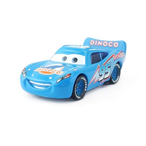 Desconocido Disney Disney Pixar Cars No.95 Dinoco Mcqueen Metal Diecast Toy Car 1:55 Loose In Stock &