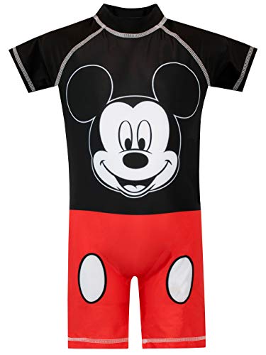 Disney Bañador para Niño Mickey Mouse Rojo 2-3 Años