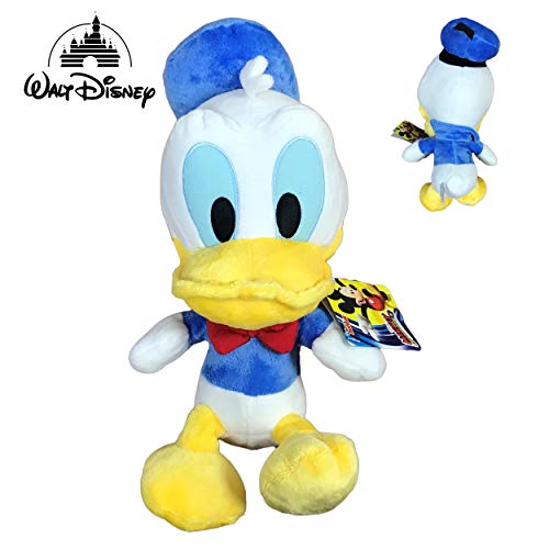 Disney Famosa Softies - 25cm Peluche Mickey Minnie Donald Pluto - Calidad Super Soft (Donald)