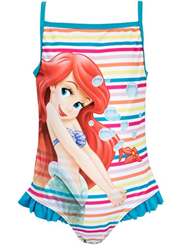 Disney La sirenita Bañador para niña Ariel Multicolor 9 - 10 Años