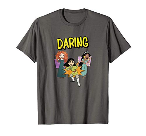 Disney Princess Merida Mulan Jasmine Daring Trio Camiseta