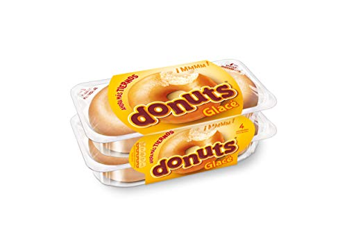 Donuts Glacé de 4 unidades envasados, 208gr (52gr cada Donuts)