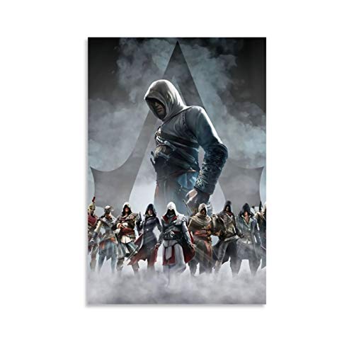 DRAGON VINES Assassin's Creed Series Protagonist Full Collection - Lienzo decorativo para pared (30 x 45 cm)