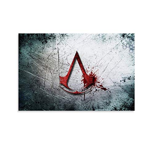 DRAGON VINES Decoración de pared de dormitorio con logotipo de Assassin's Creed (50 x 75 cm)