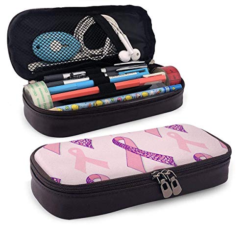 Estuche para lápices Cinta rosa - Conciencia del cáncer de mama Bolsa de almacenamiento Organizador de monedero Bolsa de cosméticos Bolsas de viaje