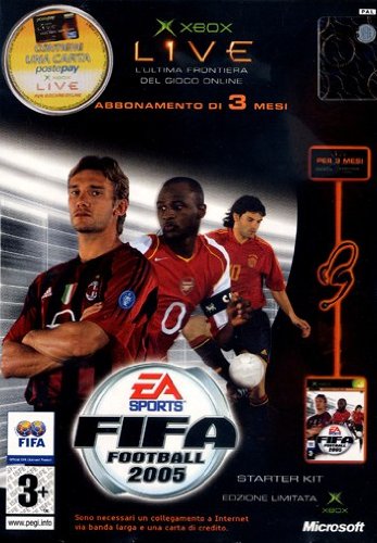 FIFA 2005 + Xbox Live Kit [Importación italiana]