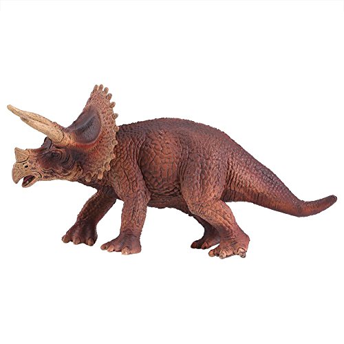 Figuras de dinosaurios realistas, juguetes de dinosaurio Triceratops plástico Modelos Early Educational para niños pequeños niños regalo