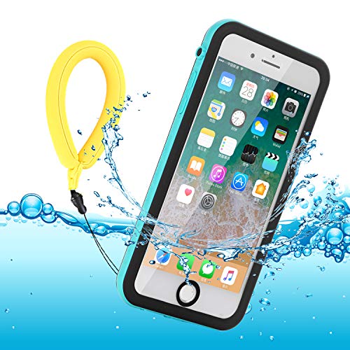Funda Impermeable iPhone 8 Plus/iPhone 7 Plus, IP68 Waterproof Outdoor Delgado Cover a Prueba de choques Anti-rasguños Full Body con Protector de Pantalla Funda for iPhone 8 Plus / 7 Plus (Blue)