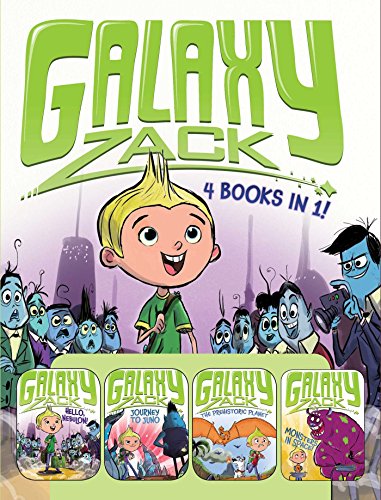 Galaxy Zack 4 Books in 1!: Hello, Nebulon!; Journey to Juno; The Prehistoric Planet; Monsters in Space! [Idioma Inglés]