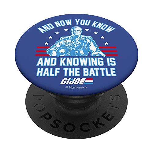 G.I. Joe And Now You Know And Knowing Is Half The Battle PopSockets PopGrip: Agarre intercambiable para Teléfonos y Tabletas
