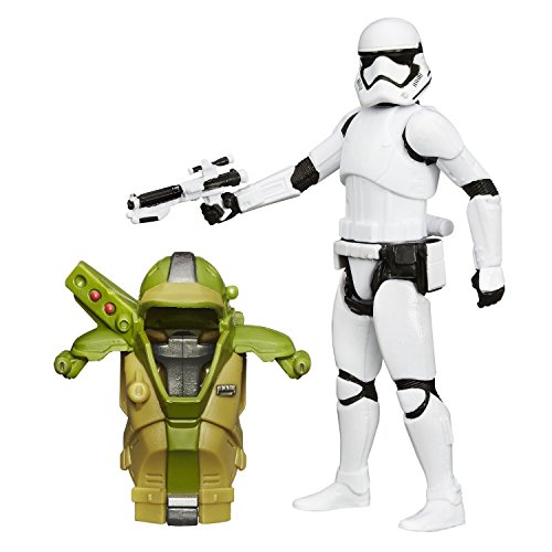 Hasbro – B3892 – Star Wars : The Force Awakens – Stormtrooper de la Primera Orden – Figura 9 cm + Armadura