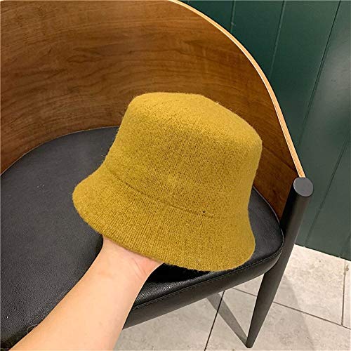 Hermosa Lana sombrero de la boina cómodo y transpirable caliente y maravillosamente Al mismo tiempo, de punto Beanie sombrero de invierno Slouchy Para mujeres ( Color : Light green , Size : 56-58cm )