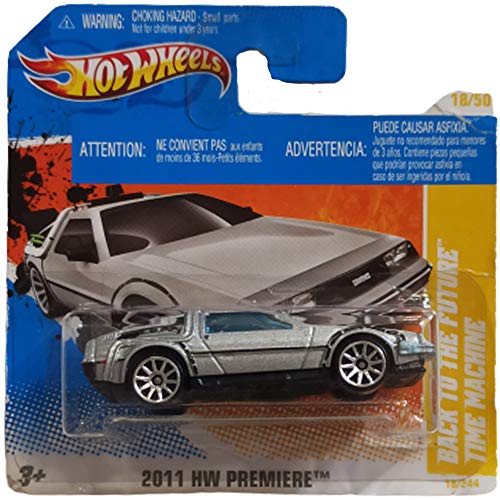 Hot Wheels Back To The Future Time Machine HW Premiere 2011 18/50 (18/244) Short Card